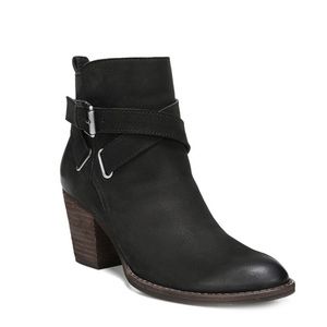 Sam Edelman suede black booties